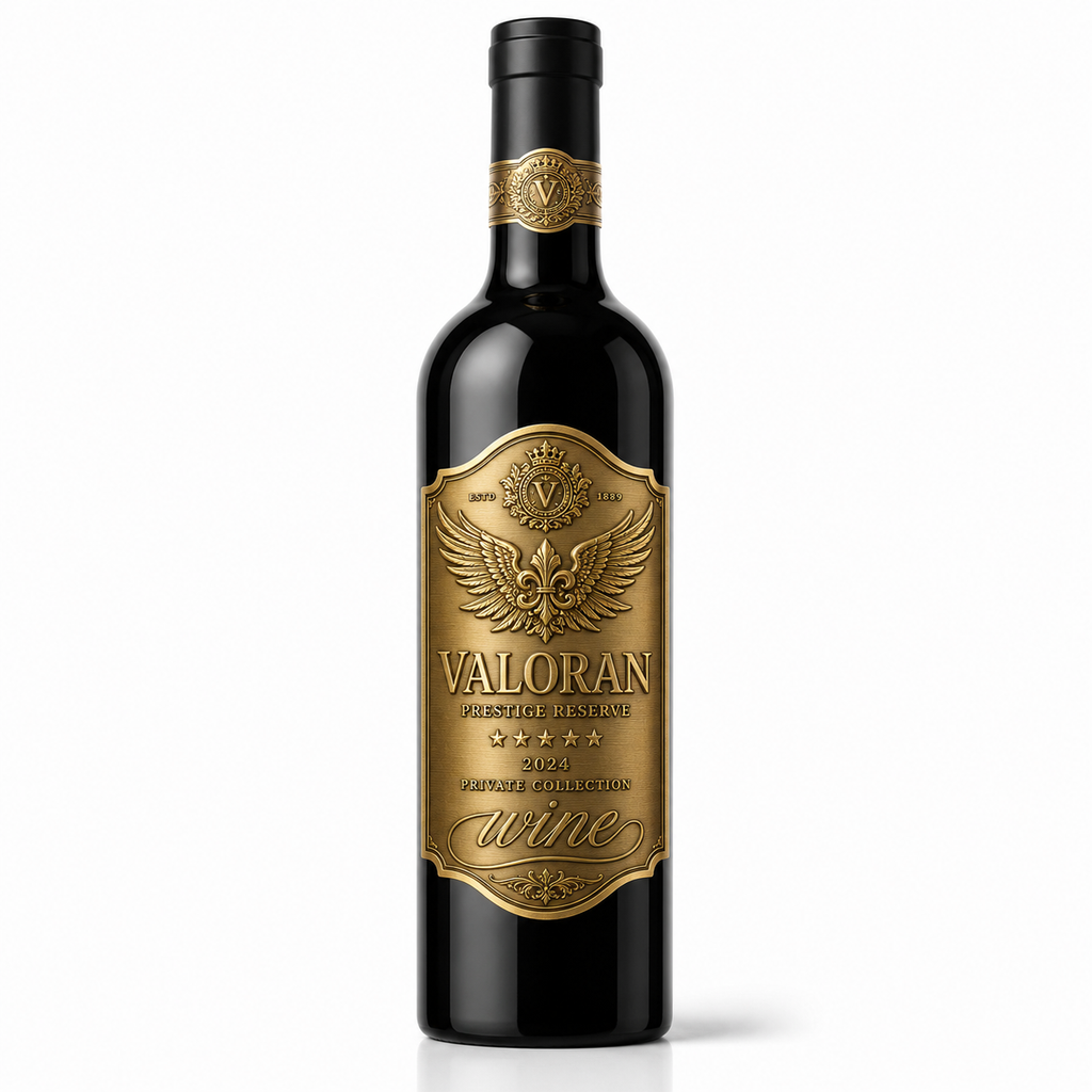 Custom Wine Bottle Label | Waterproof Paper Adhesive Stickers
