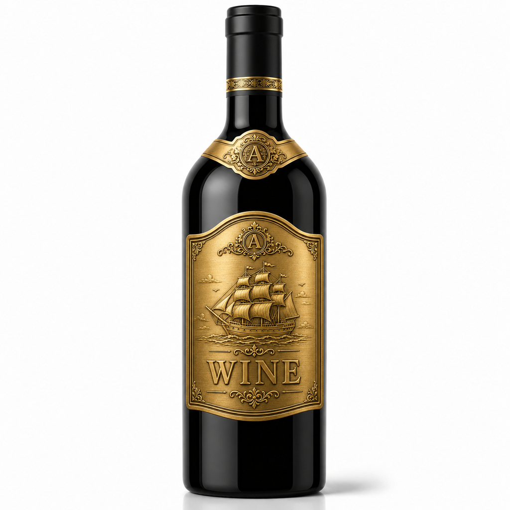 Custom Wine Bottle Label | Waterproof Paper Adhesive Stickers