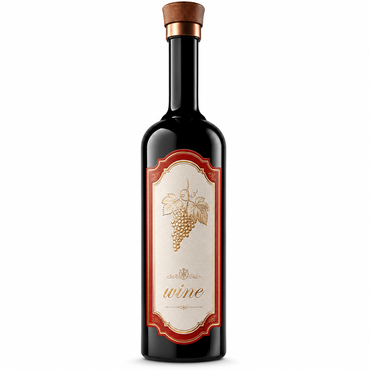 Custom Wine Bottle Label | Waterproof Paper Adhesive Stickers