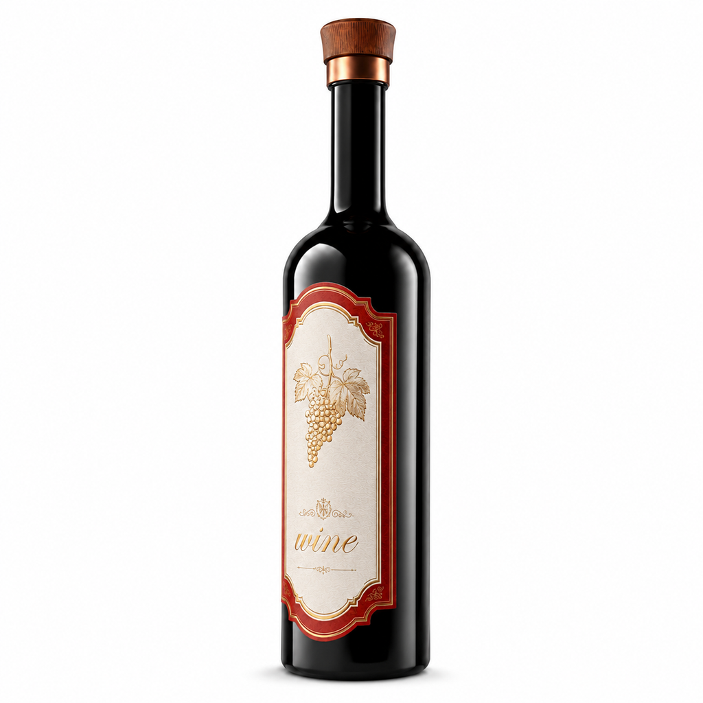Custom Wine Bottle Label | Waterproof Paper Adhesive Stickers