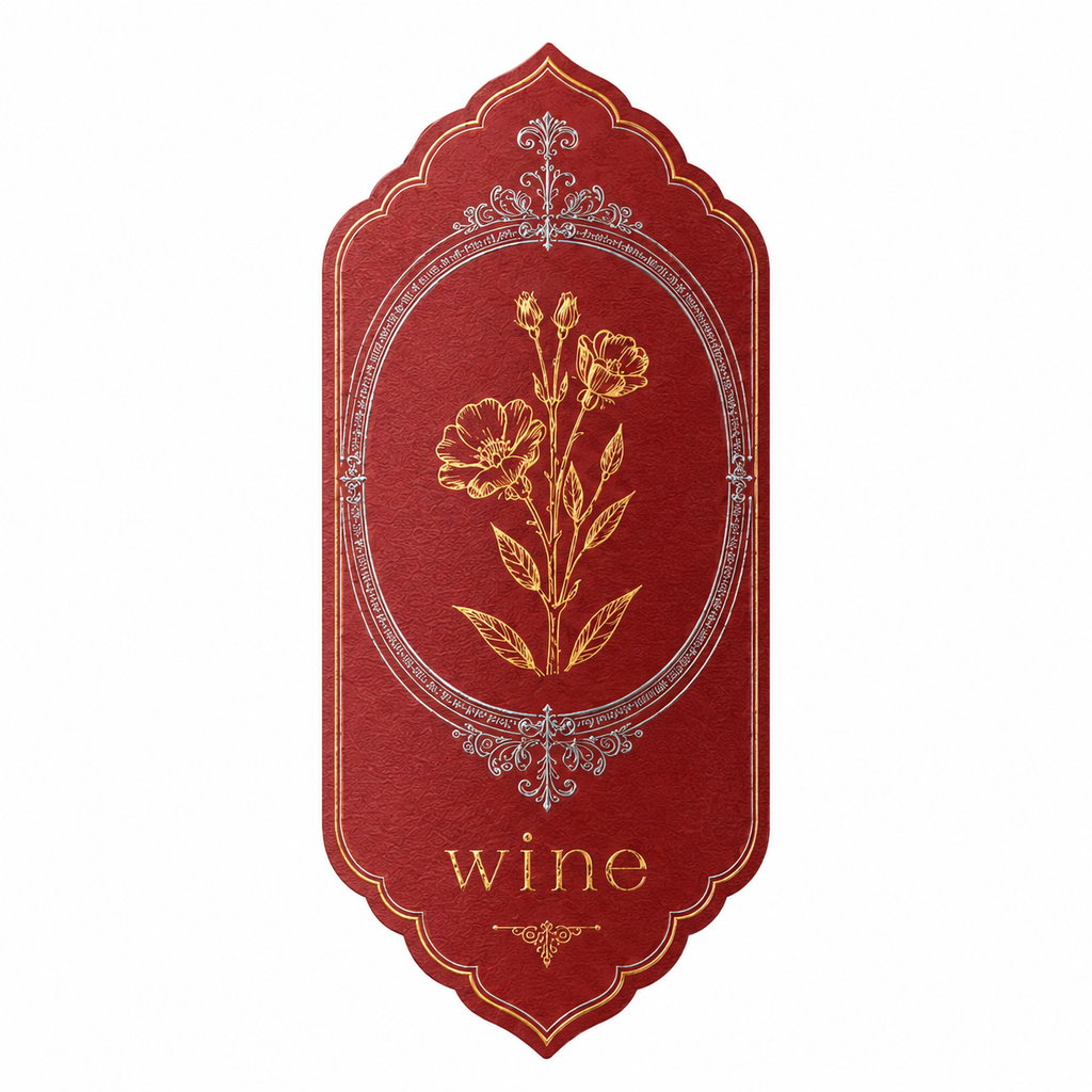 Custom Wine Bottle Label | Waterproof Paper Adhesive Stickers