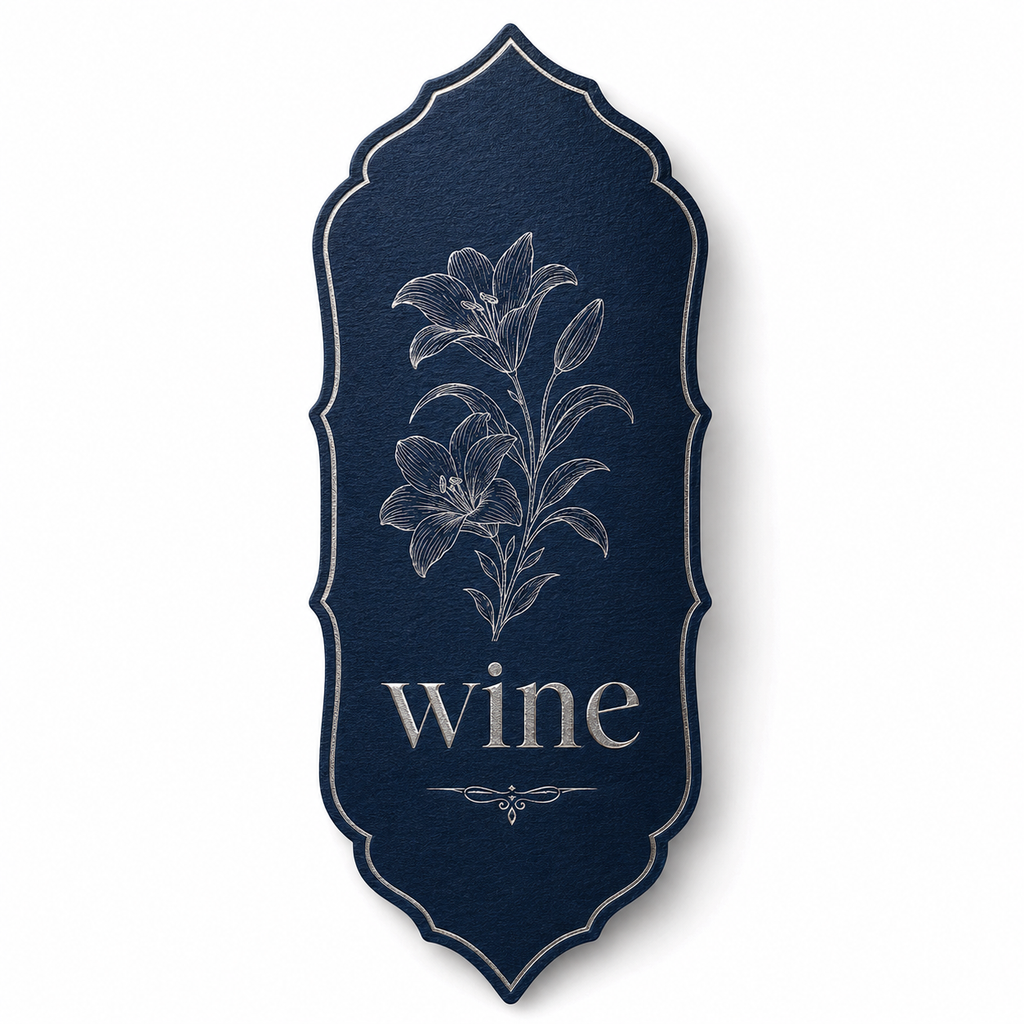 Custom Wine Bottle Label | Waterproof Paper Adhesive Stickers