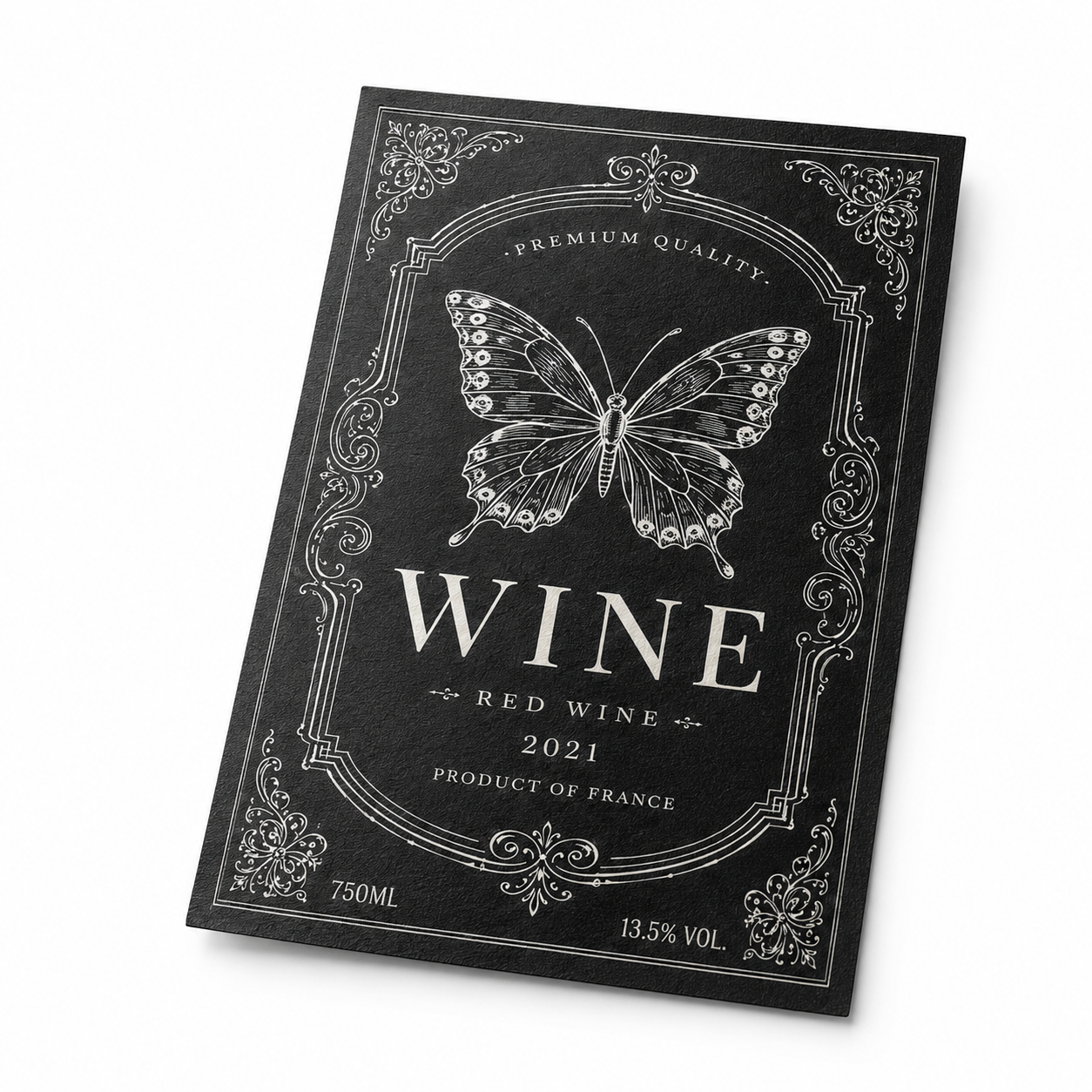 Custom Wine Bottle Label | Waterproof Paper Adhesive Stickers