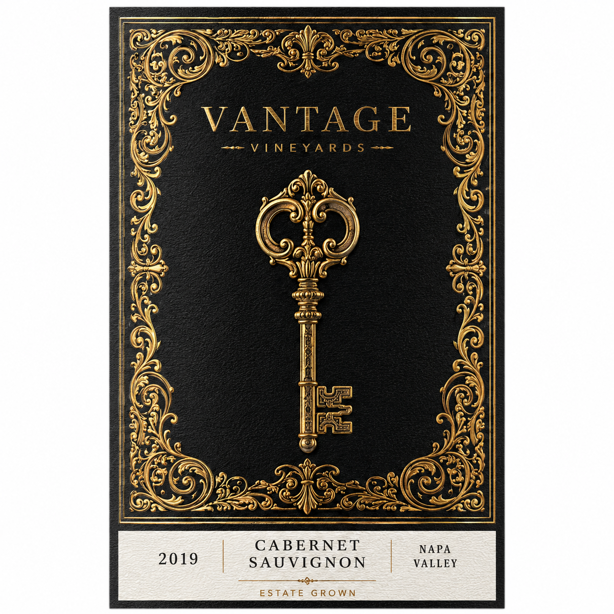 Custom Wine Bottle Label | Waterproof Paper Adhesive Stickers