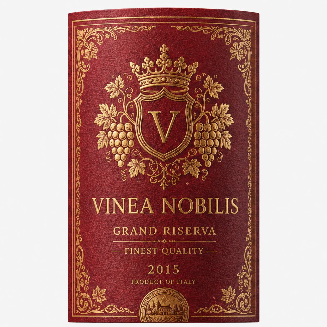Custom Wine Bottle Label | Waterproof Paper Adhesive Stickers