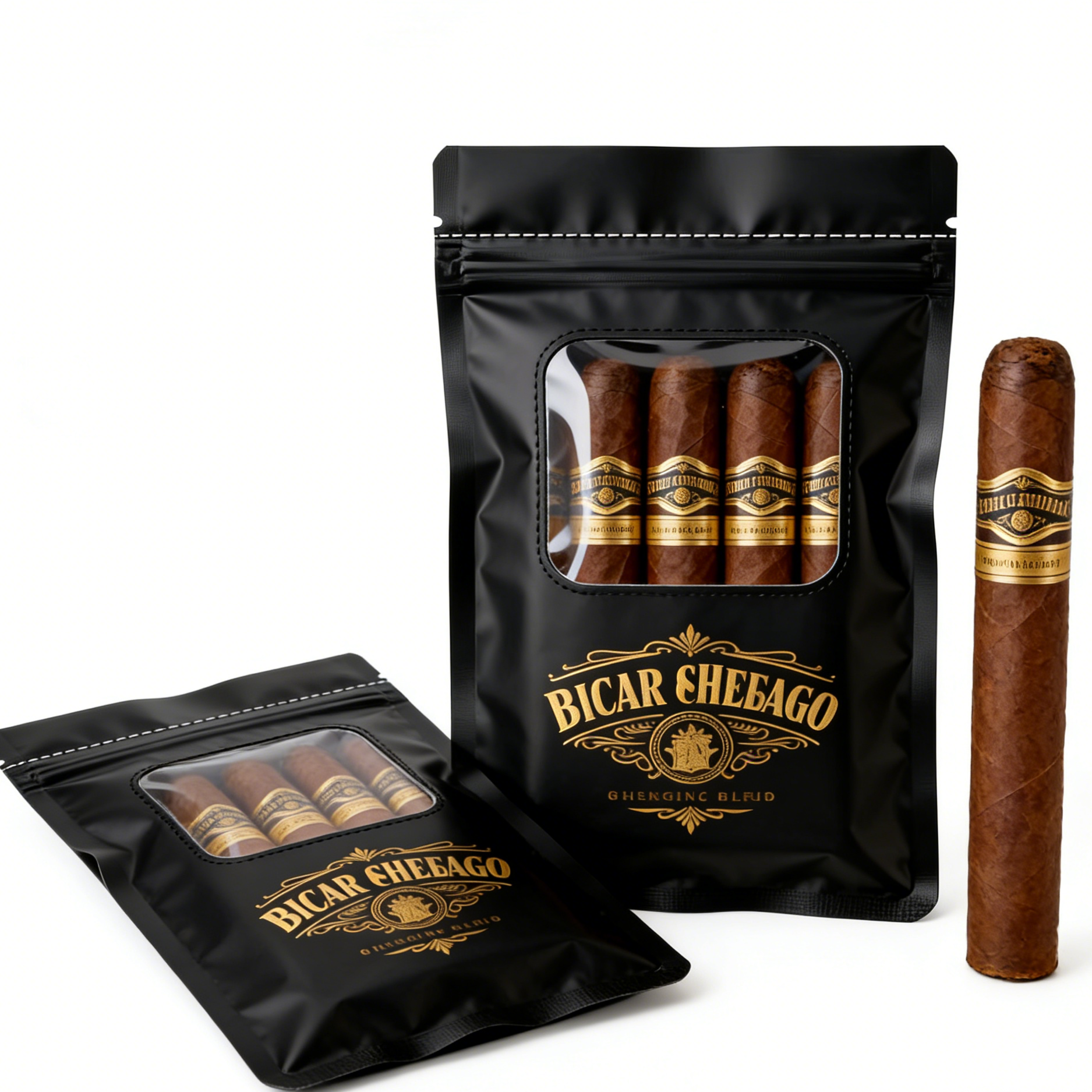 Zip Lock Cigar Bag