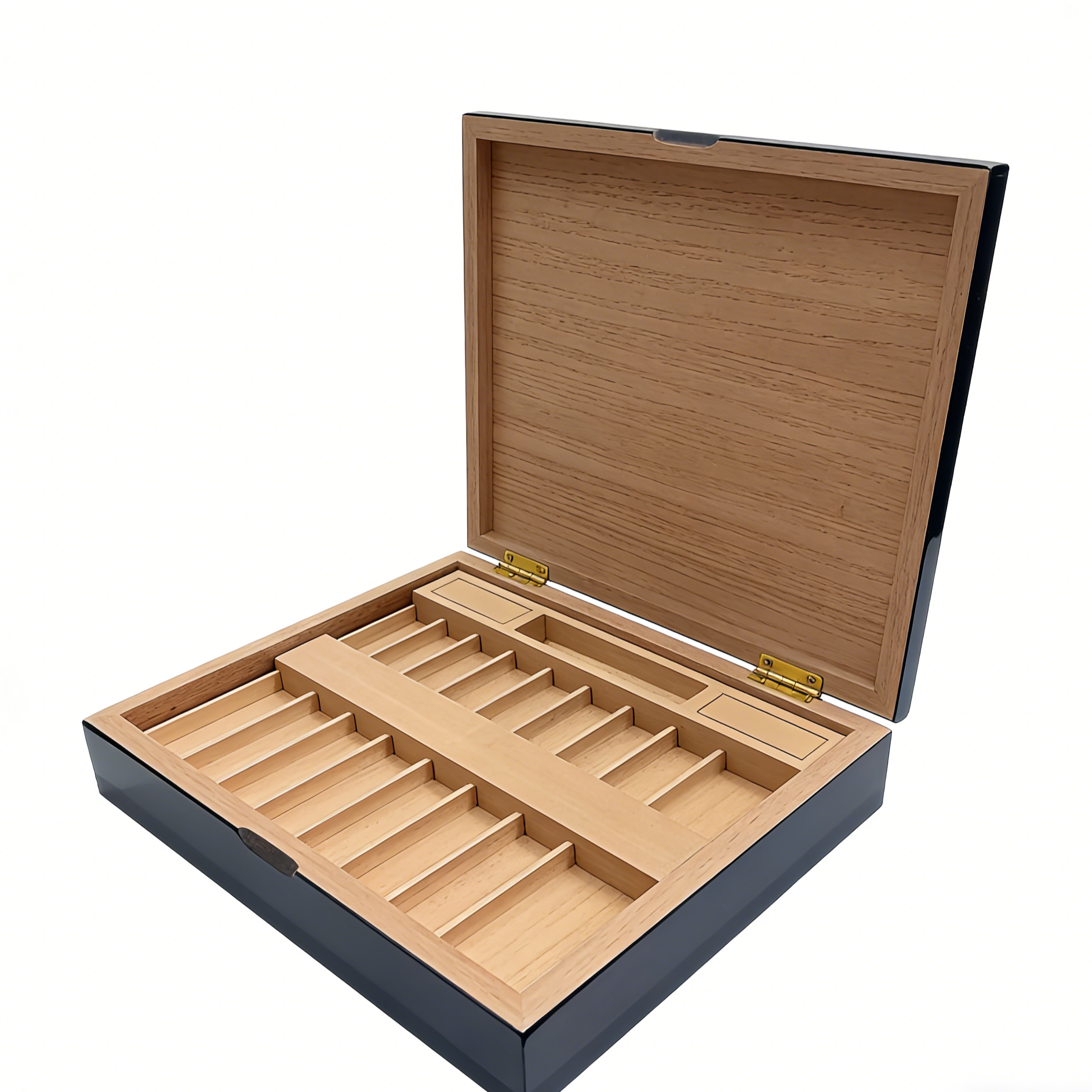Cigar Box-Glossy Blue Article