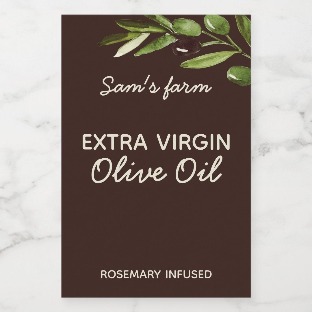Olive Oil Label