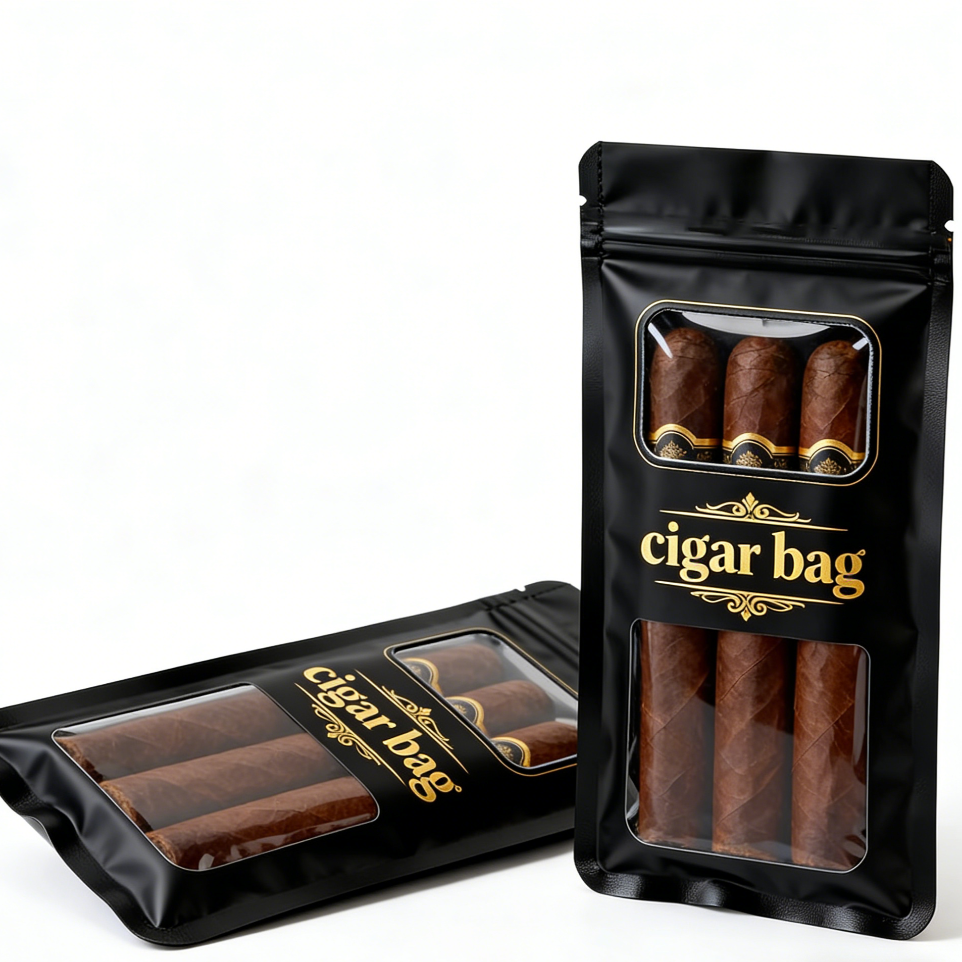 Zip Lock Cigar Bag