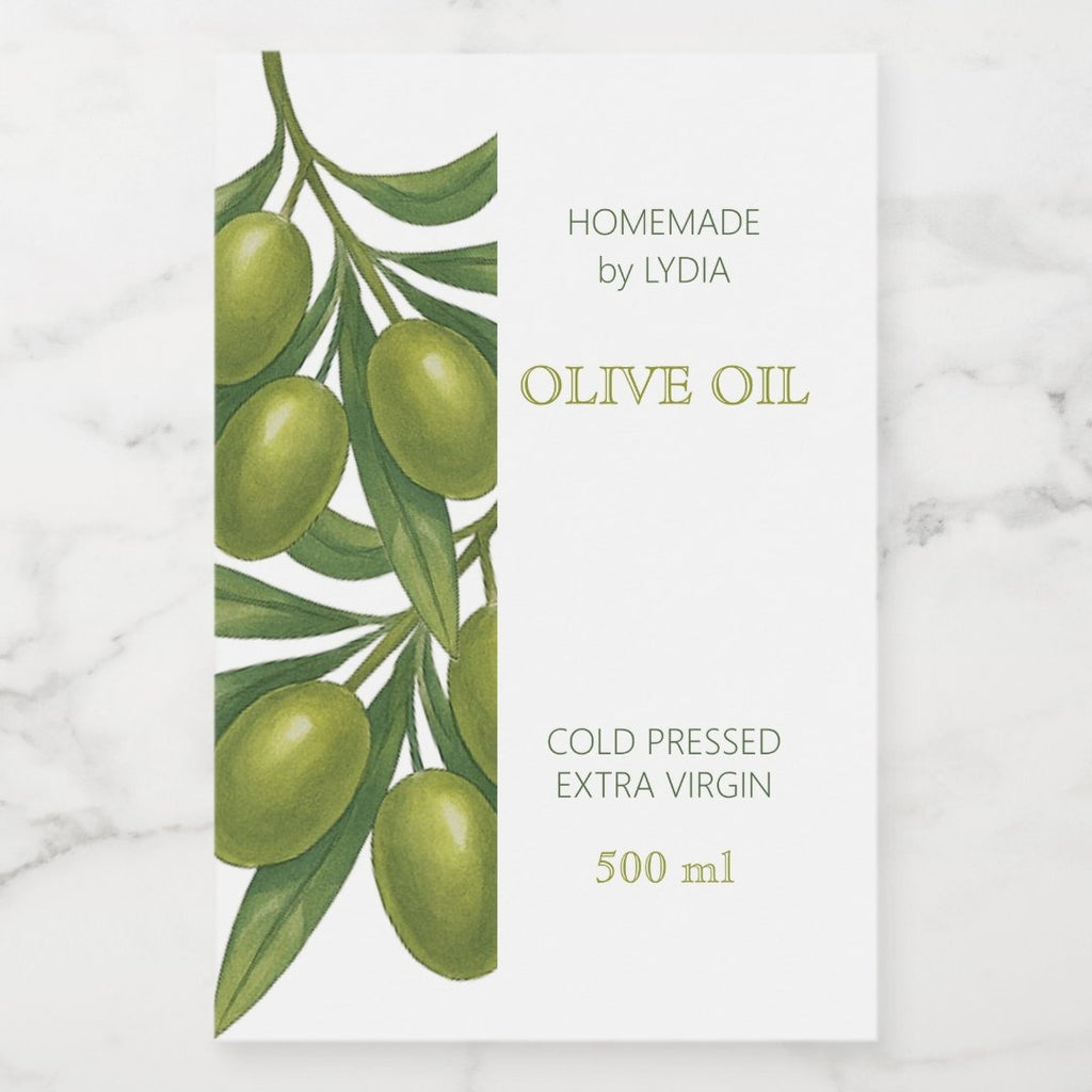 Olive Oil Label