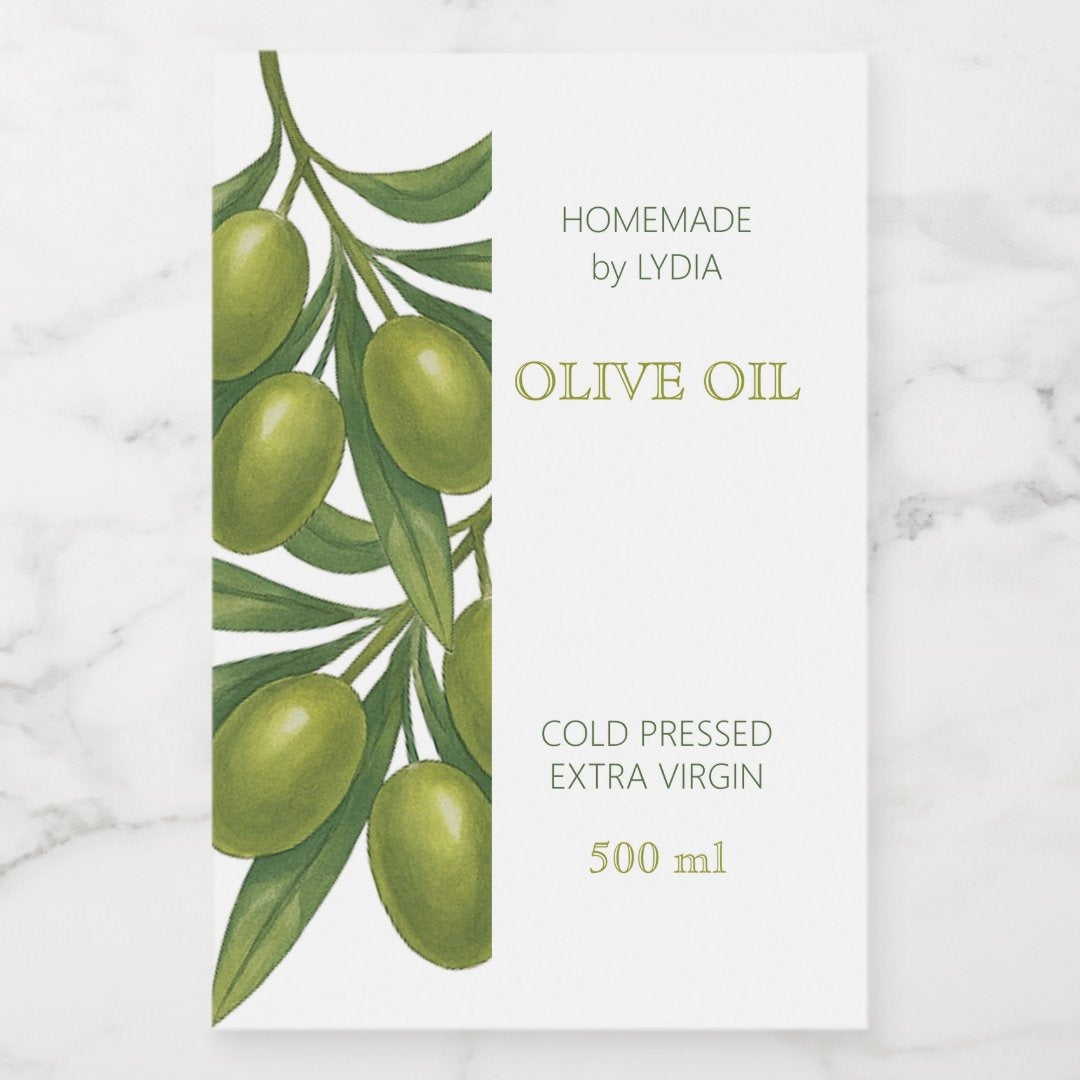 Olive Oil Label