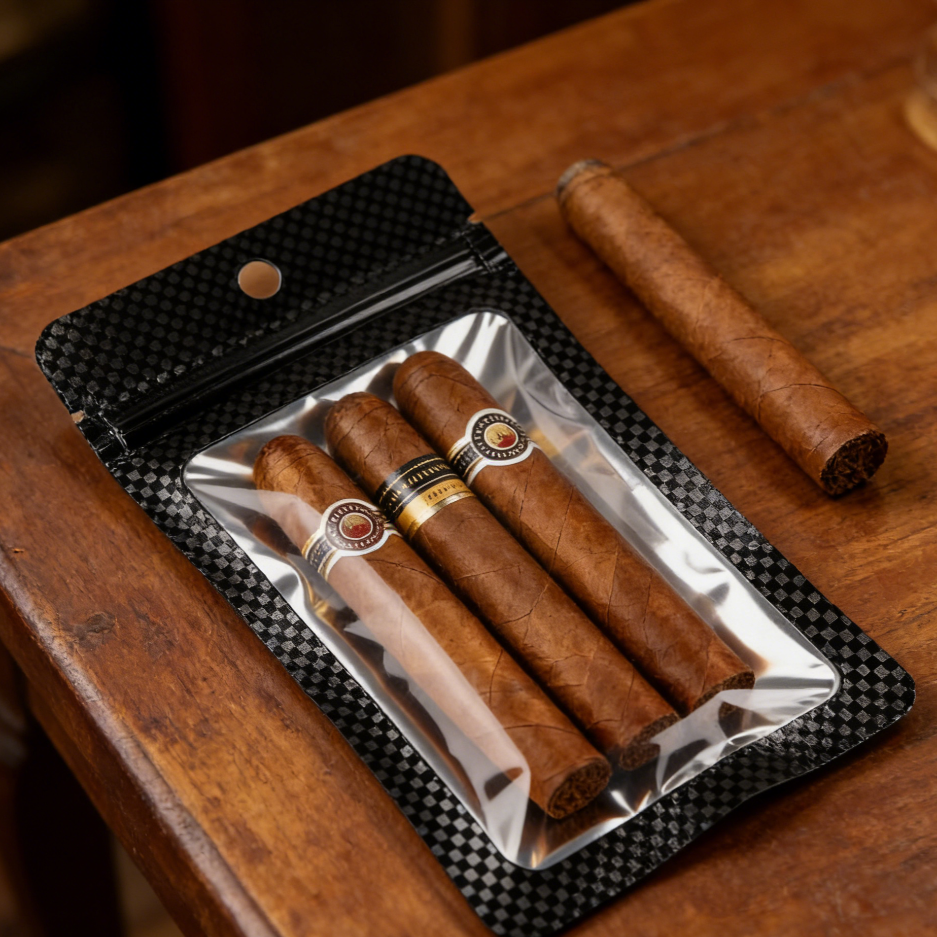 Zip Lock Cigar Bag