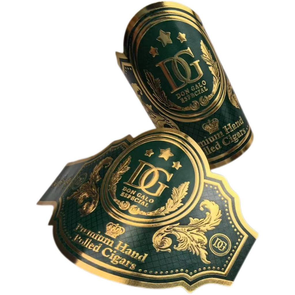 Custom Cigar Bands and Labels | Gold Foil Embossed Cigar Rings