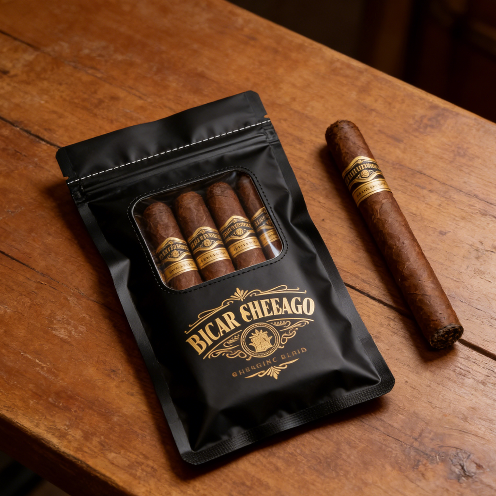 Zip Lock Cigar Bag
