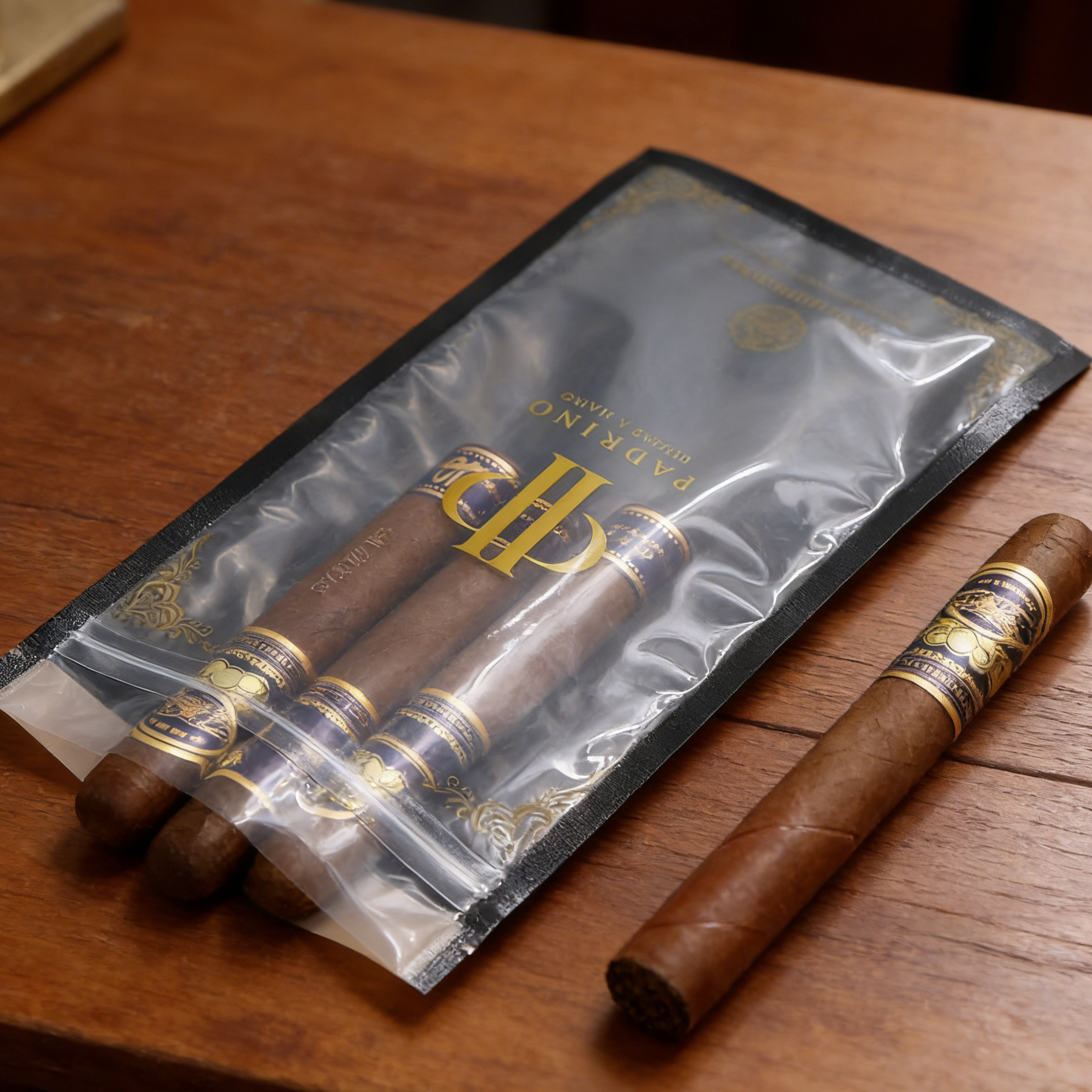 Zip Lock Cigar Bag