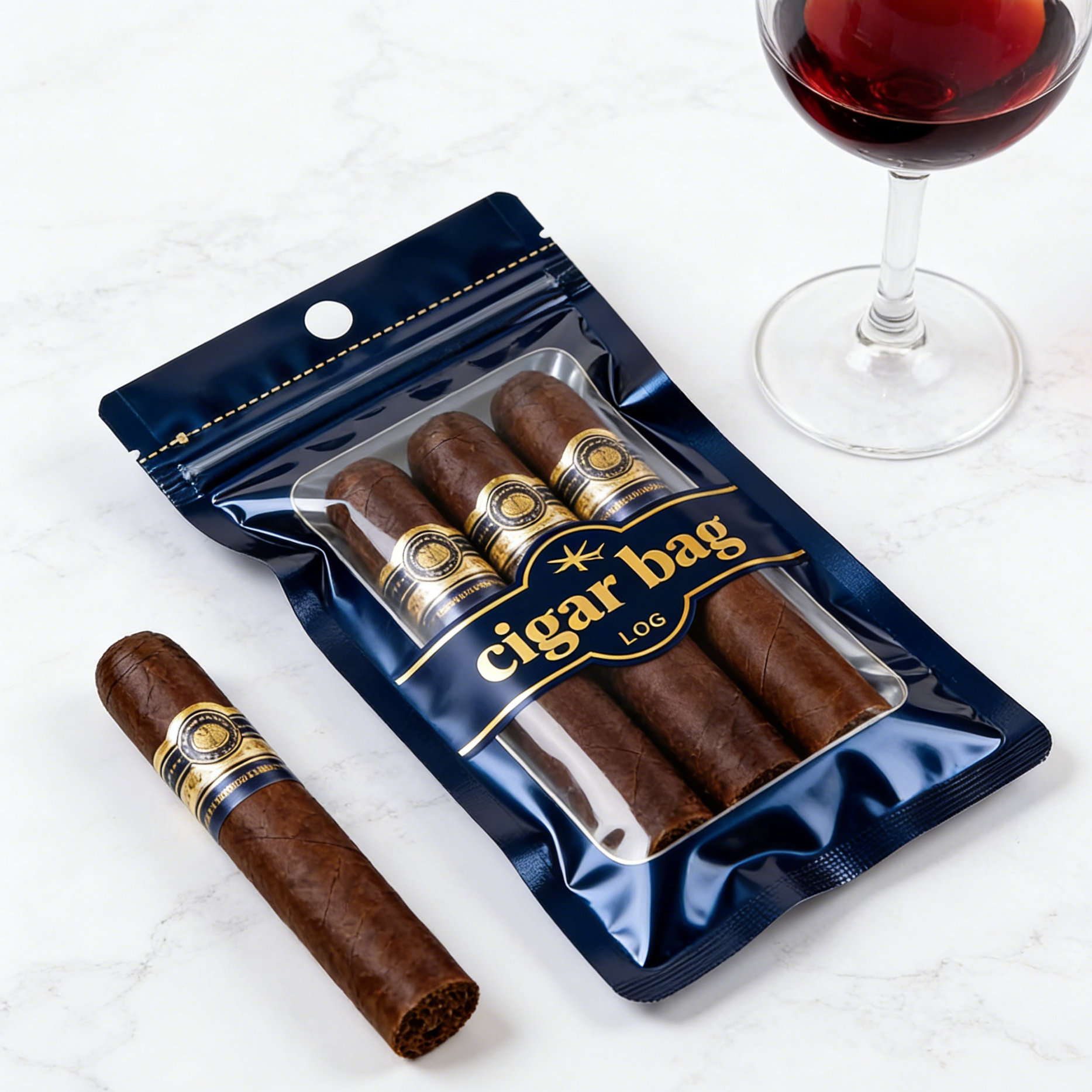 Zip Lock Cigar Bag