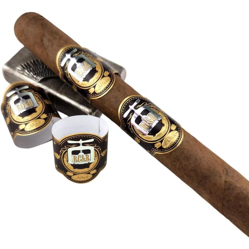 Custom Cigar Bands and Labels | Gold Foil Embossed Cigar Rings