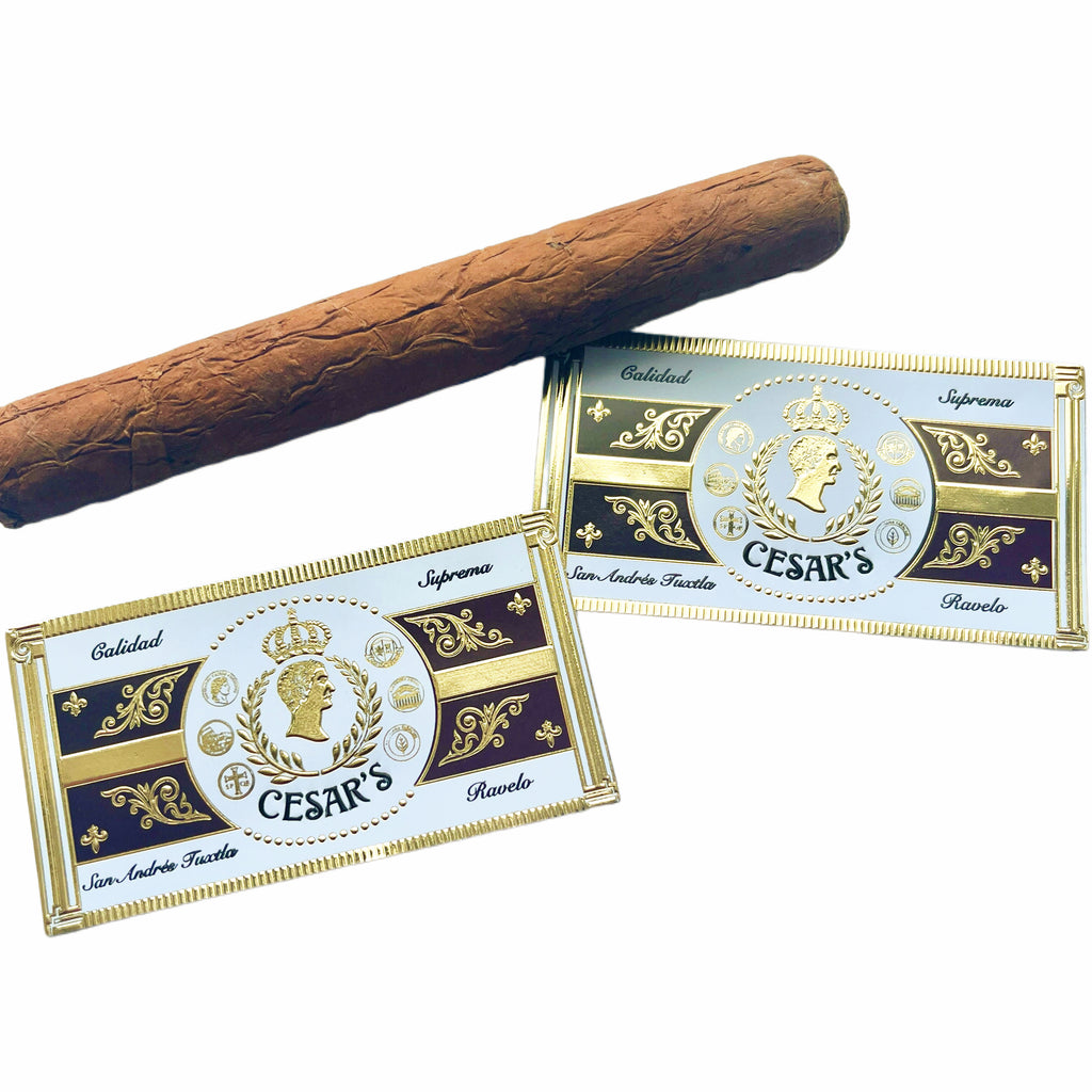 Custom Cigar Bands and Labels | Gold Foil Embossed Cigar Rings