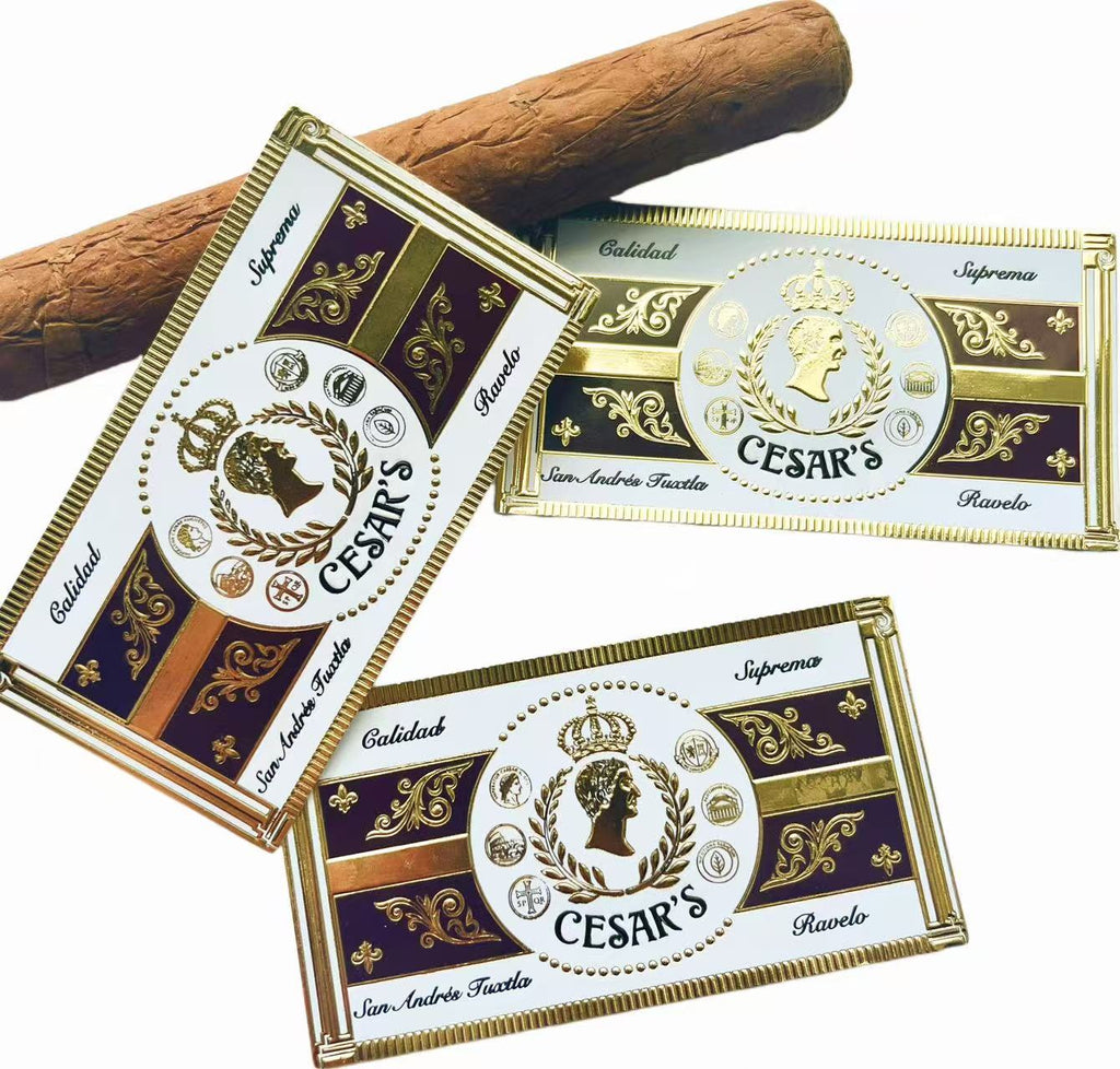 Custom Cigar Bands and Labels | Gold Foil Embossed Cigar Rings