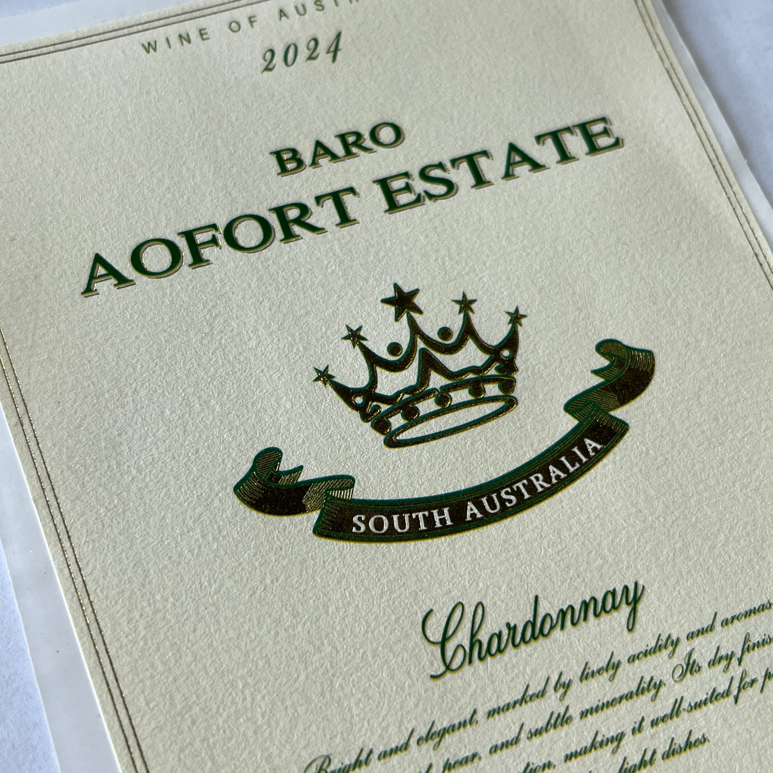 Custom Wine Bottle Label | Waterproof Paper Adhesive Stickers