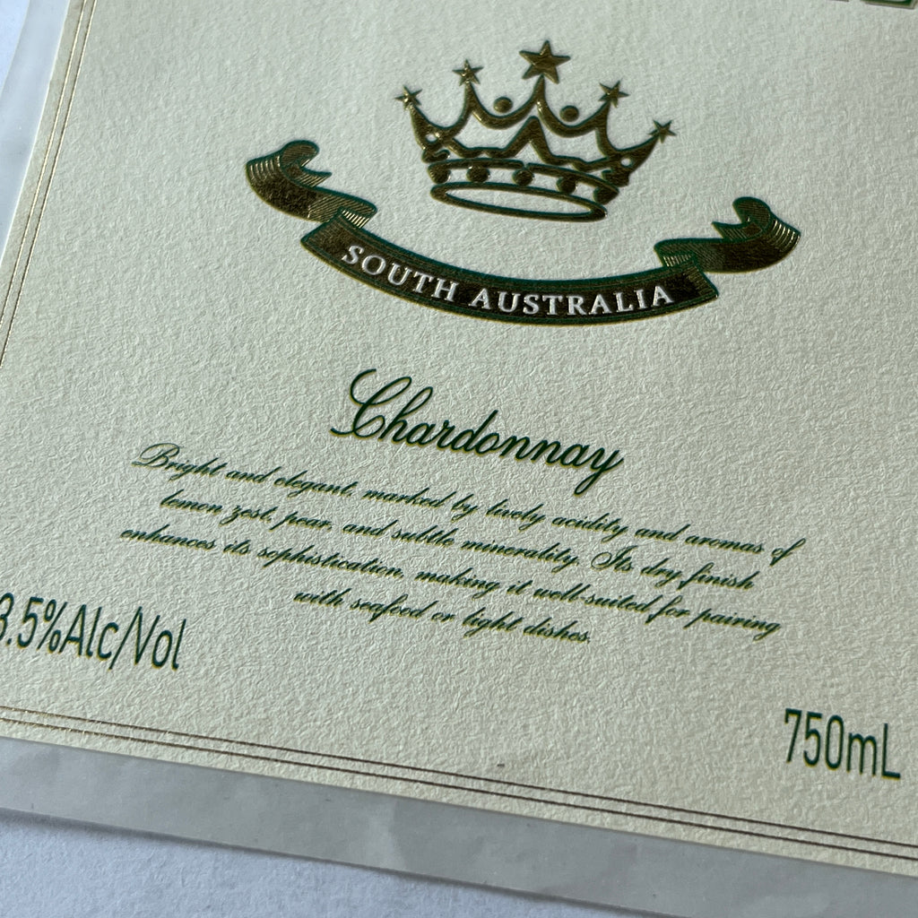 Custom Wine Bottle Label | Waterproof Paper Adhesive Stickers