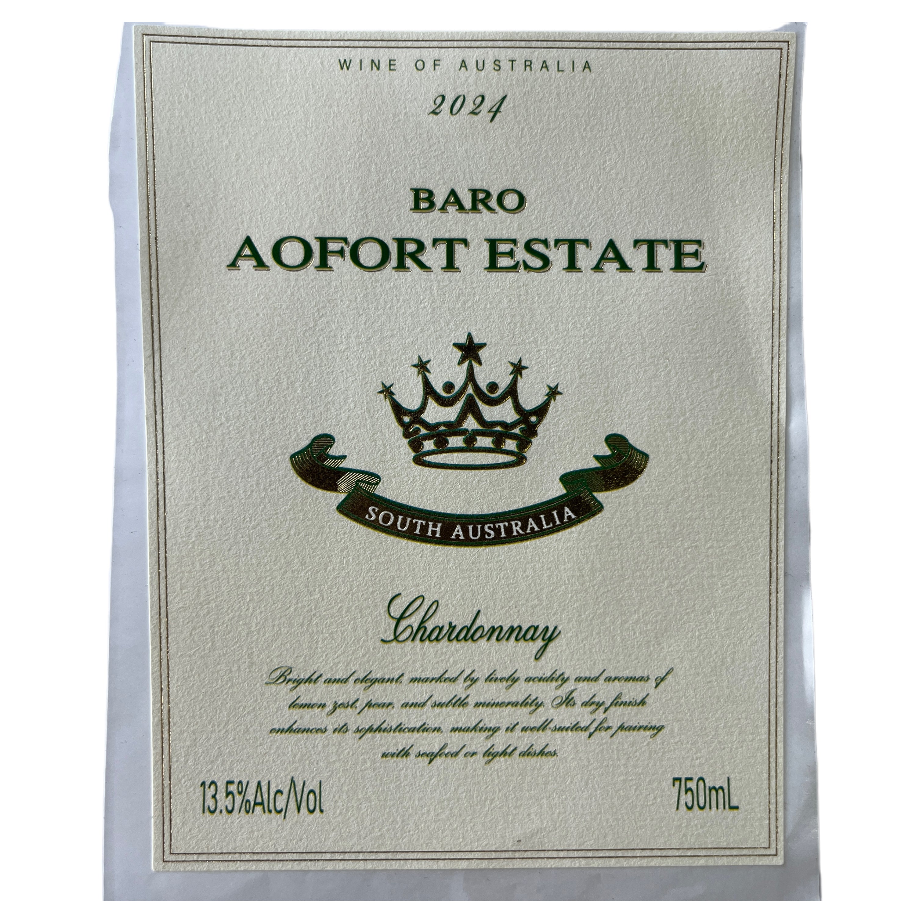 Custom Wine Bottle Label | Waterproof Paper Adhesive Stickers