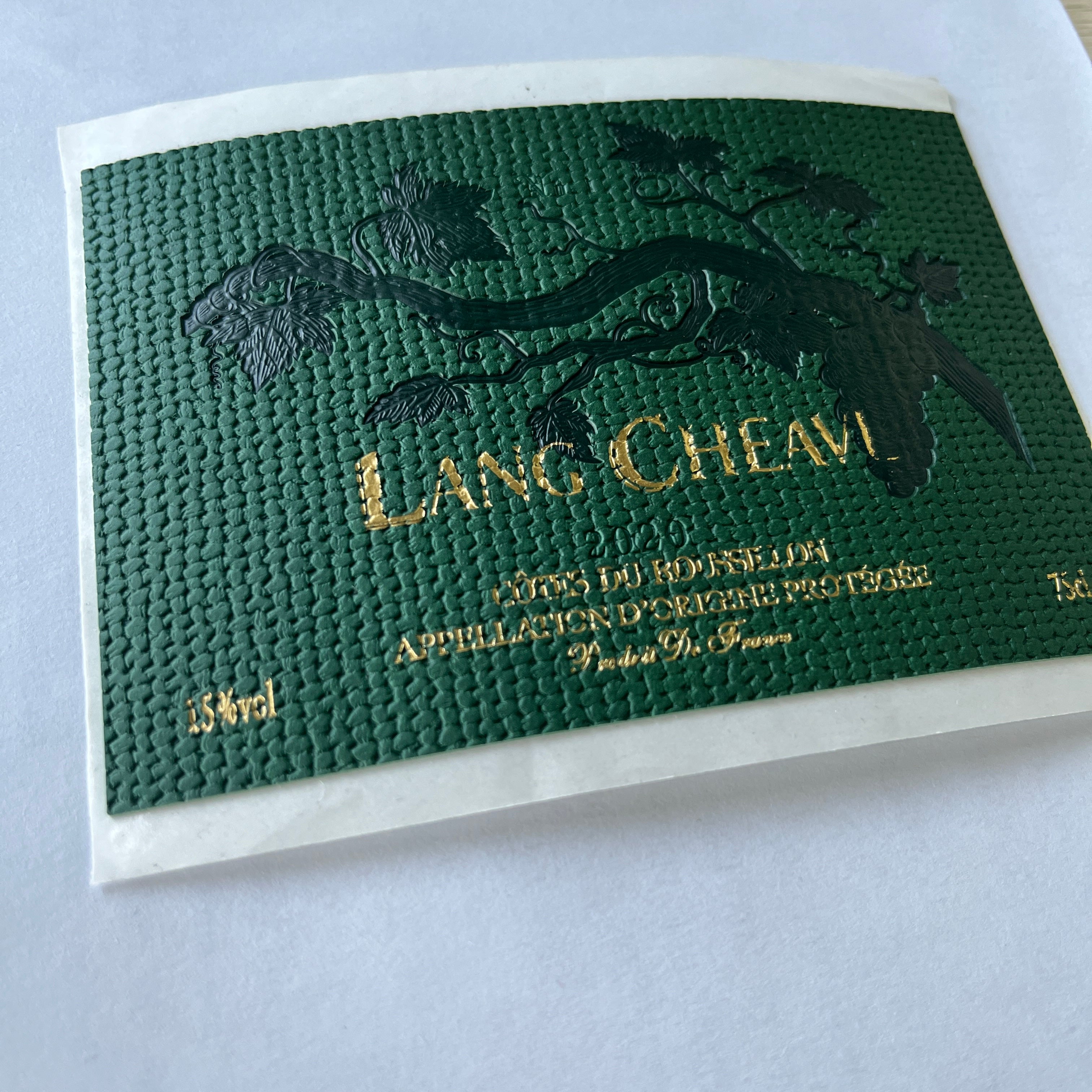 Custom Wine Bottle Label | Waterproof Paper Adhesive Stickers