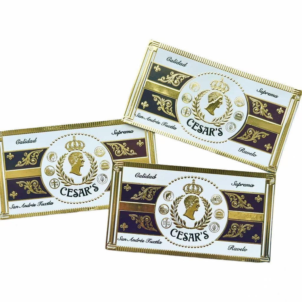 Custom Cigar Bands and Labels | Gold Foil Embossed Cigar Rings