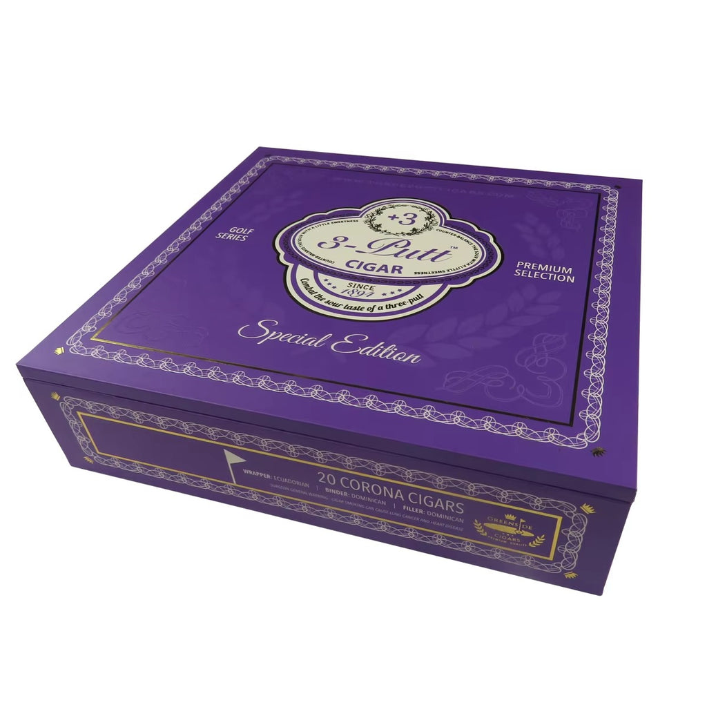Cigar Rigid Paper Box | Custom Luxury Cigar Box Packaging | Premium Rigid Cigar Boxes