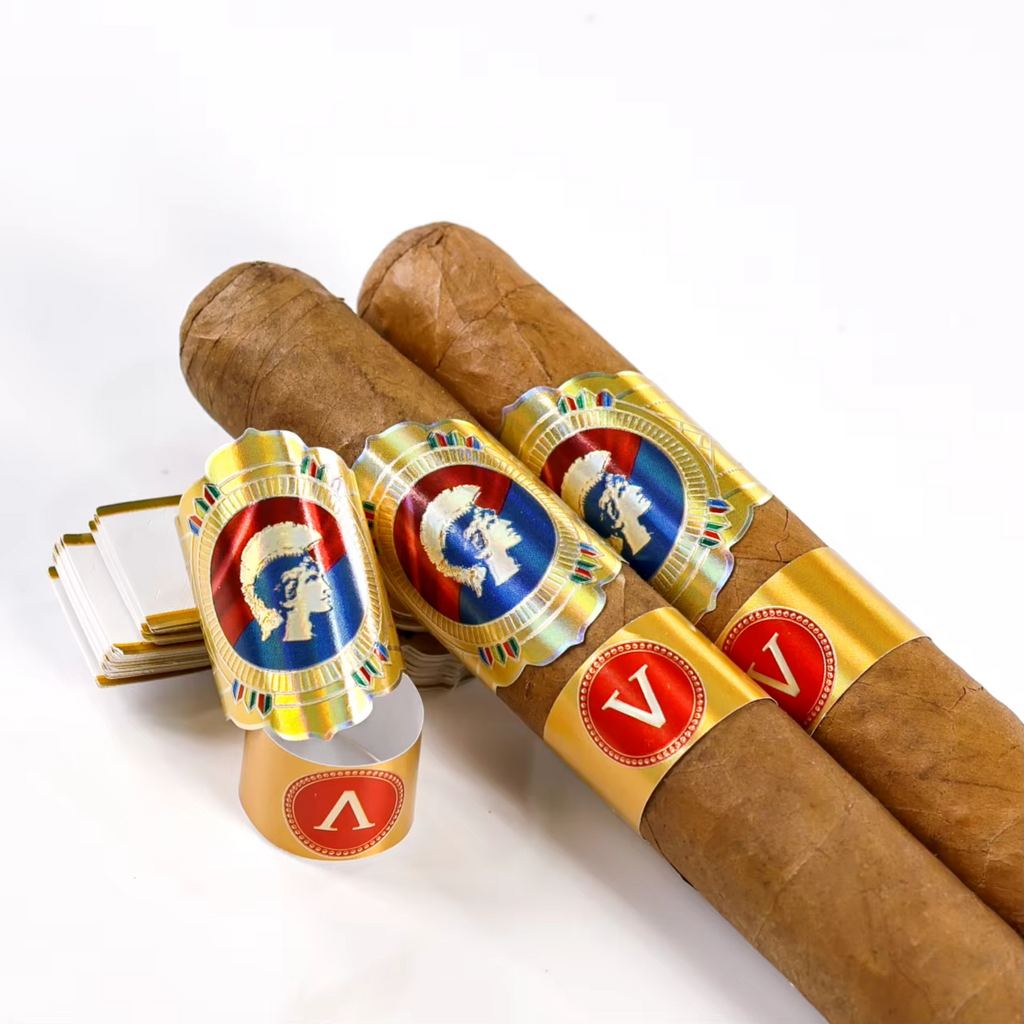 Custom Cigar Bands and Labels | Foil Stamped Labels | Embossed Labels