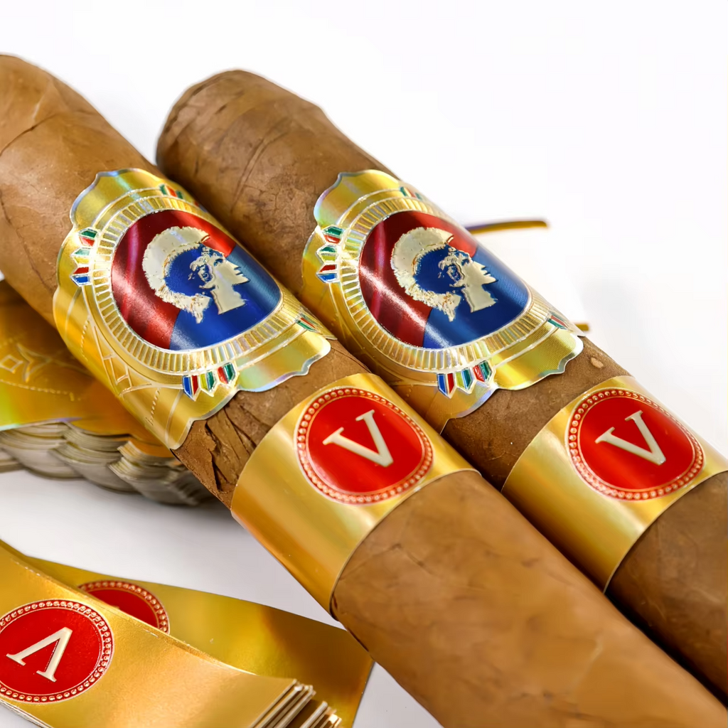 Custom Cigar Bands and Labels | Foil Stamped Labels | Embossed Labels