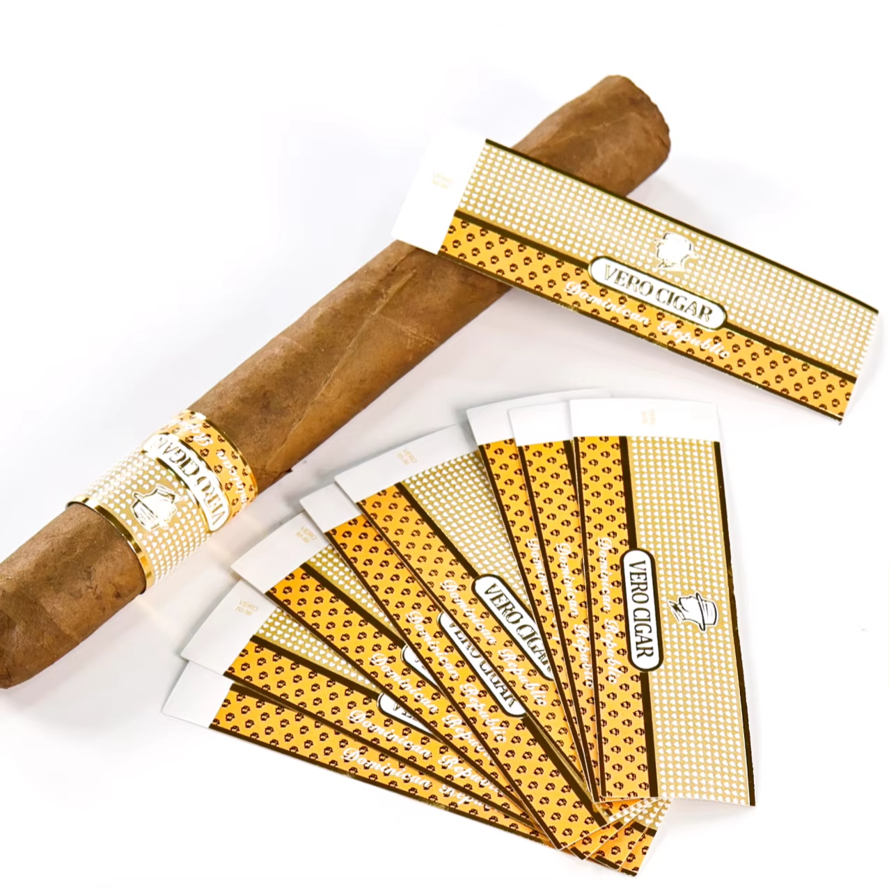 Custom Cigar Bands and Labels | Embossed Gold Foil Cigar Accessories for Global