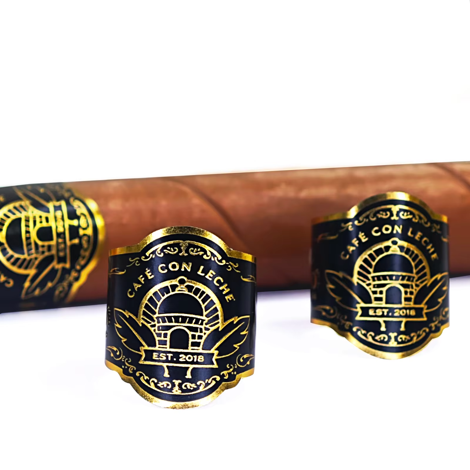 Custom Cigar Bands and Labels | Luxury Cigar Bands | Foil Stamping Embossed Labels
