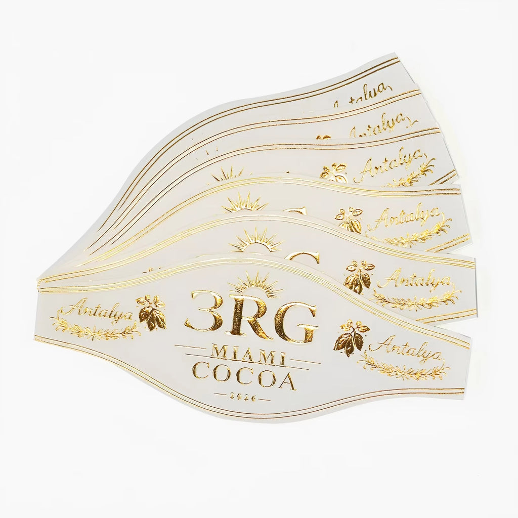 Custom Cigar Bands and Labels | Foil Stamping Embossed Labels | Custom Logo Labels