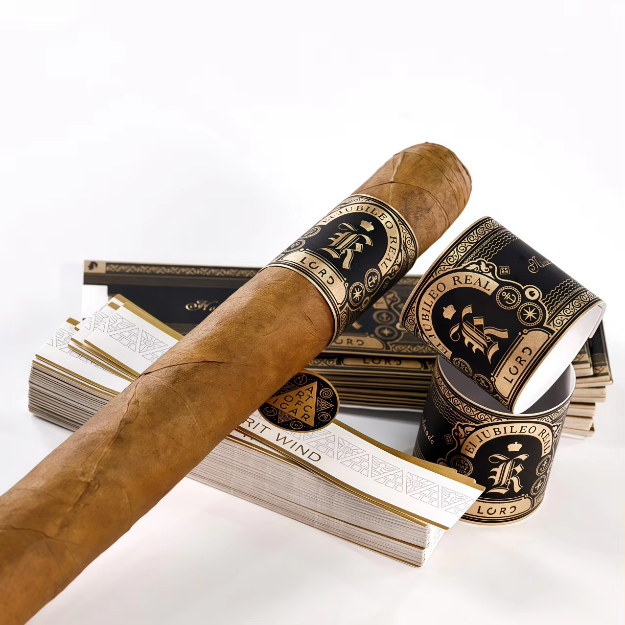 Custom Cigar Bands and Labels | Luxury Cigar Bands | Foil Stamping Embossed Labels