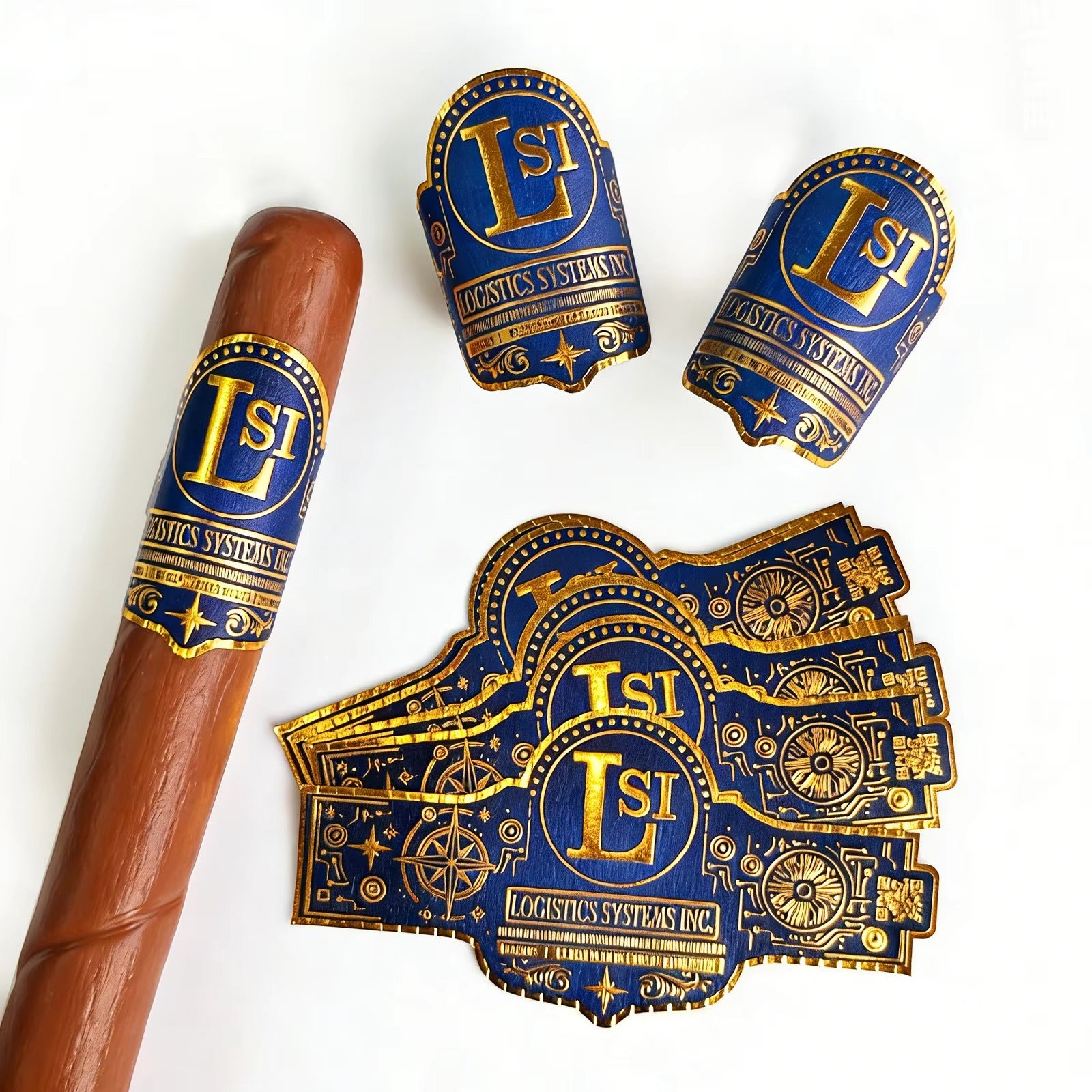 Custom Cigar Bands and Labels | Foil Stamping Embossed Labels