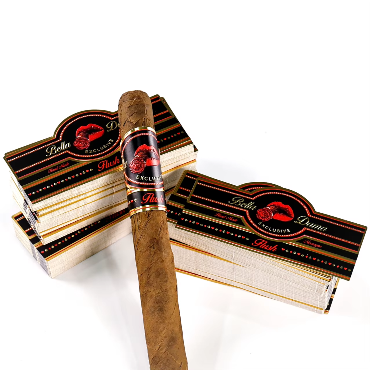 Custom Cigar Bands and Labels | Gold Foil, Embossed & Textured Art Paper