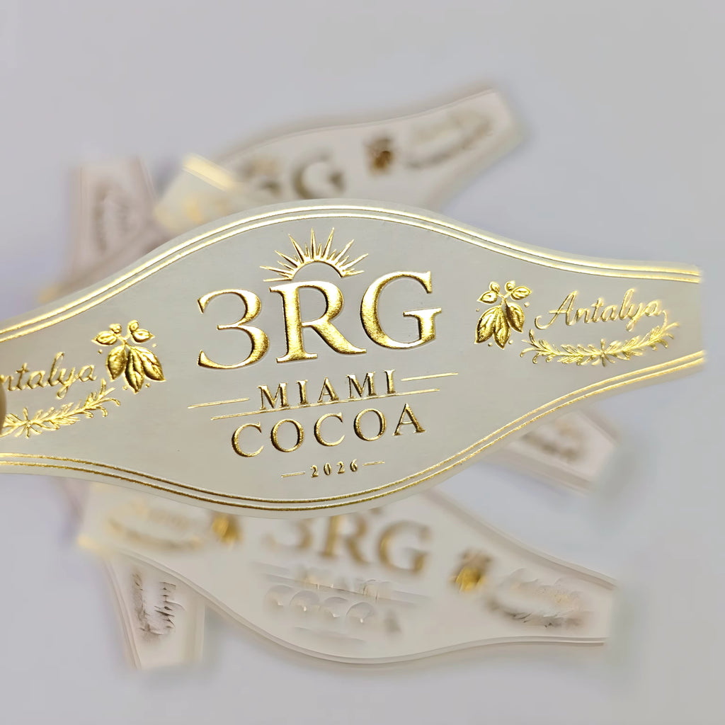 Custom Cigar Bands and Labels | Foil Stamping Embossed Labels | Custom Logo Labels