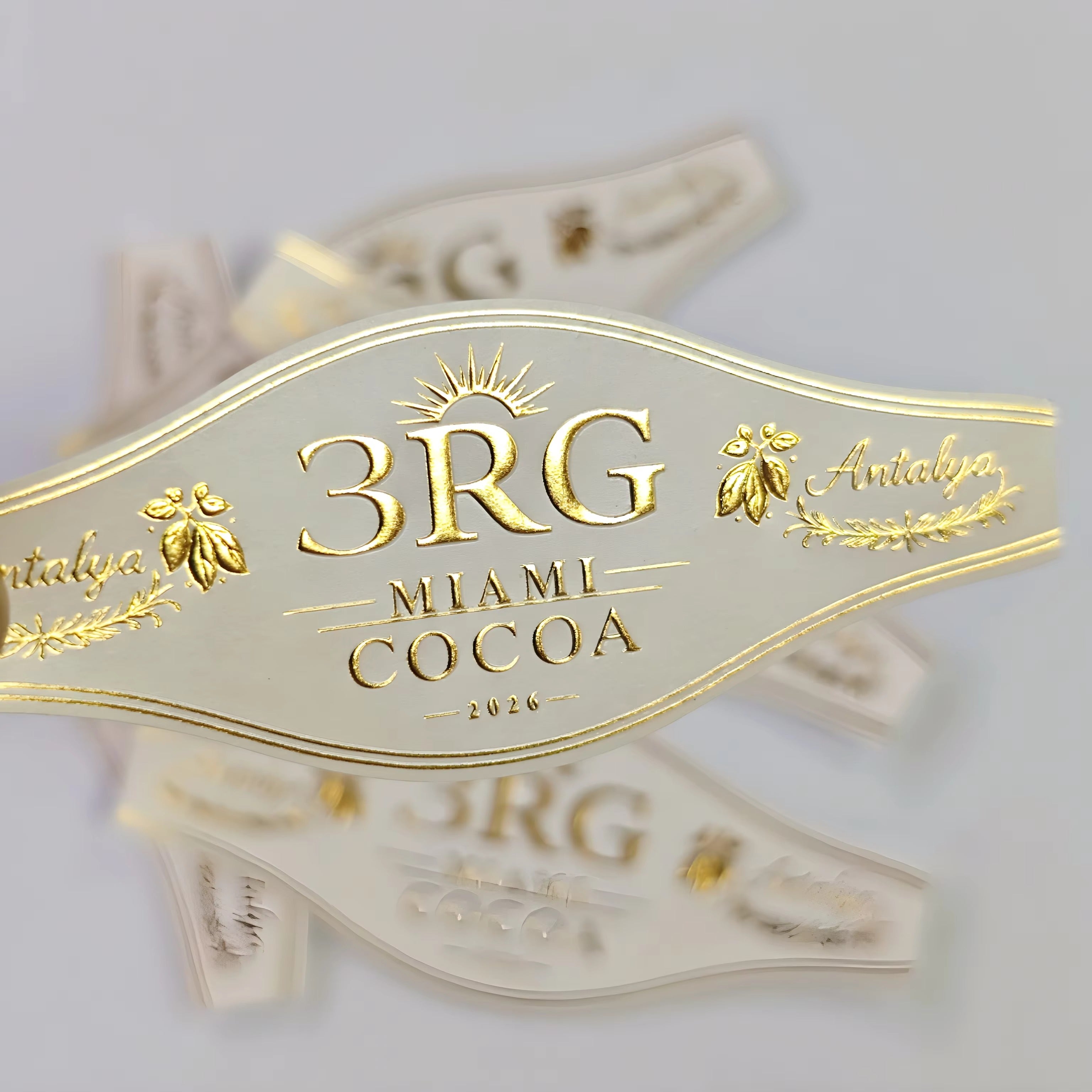 Custom Cigar Bands and Labels | Foil Stamping Embossed Labels | Custom Logo Labels