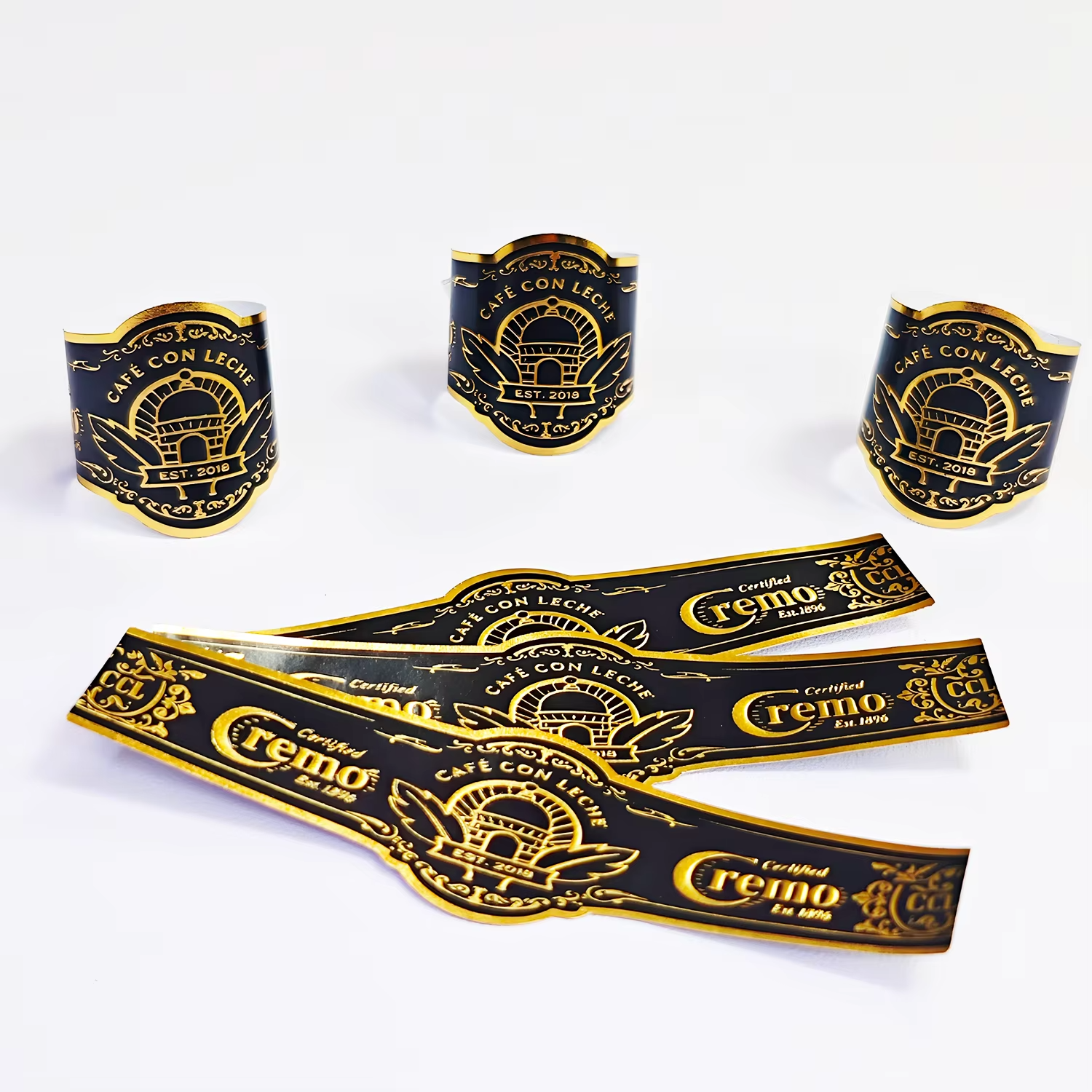 Custom Cigar Bands and Labels | Luxury Cigar Bands | Foil Stamping Embossed Labels