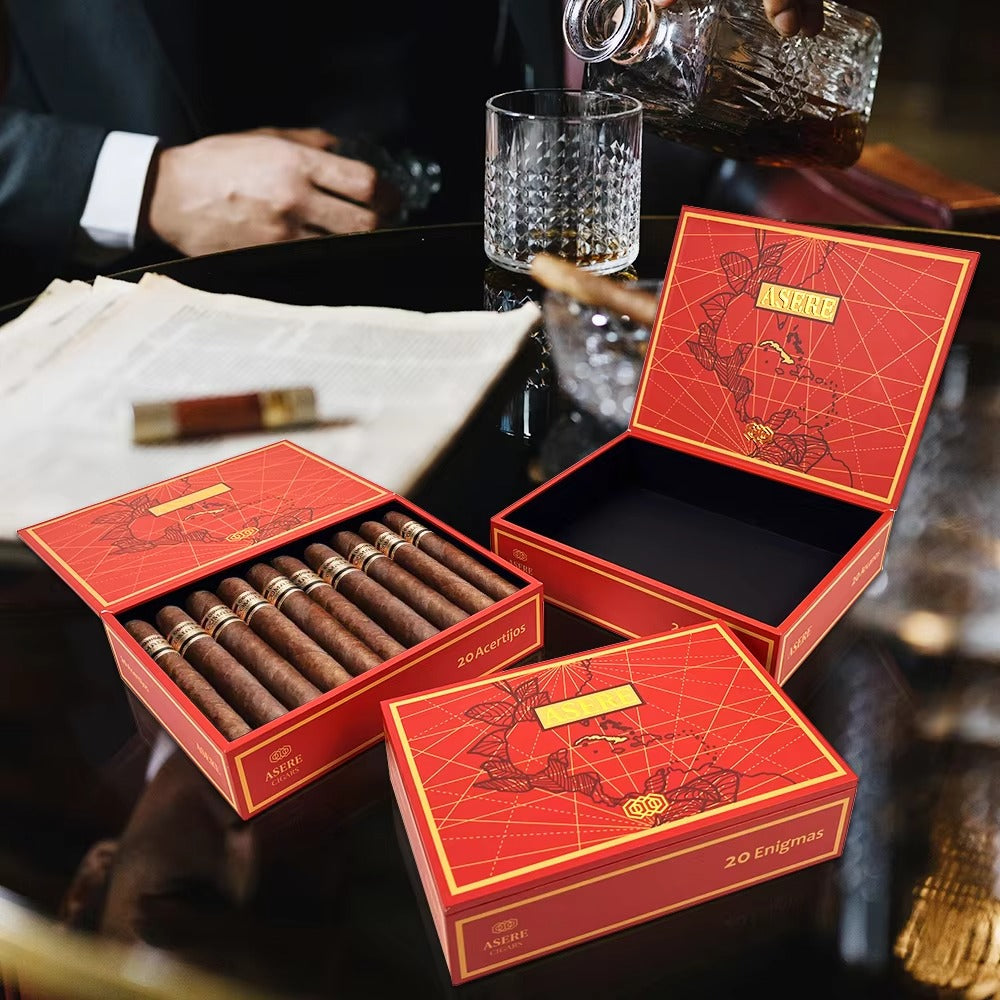 Cigar Rigid Paper Box | Custom Luxury Cigar Box Packaging | Premium Rigid Cigar Boxes