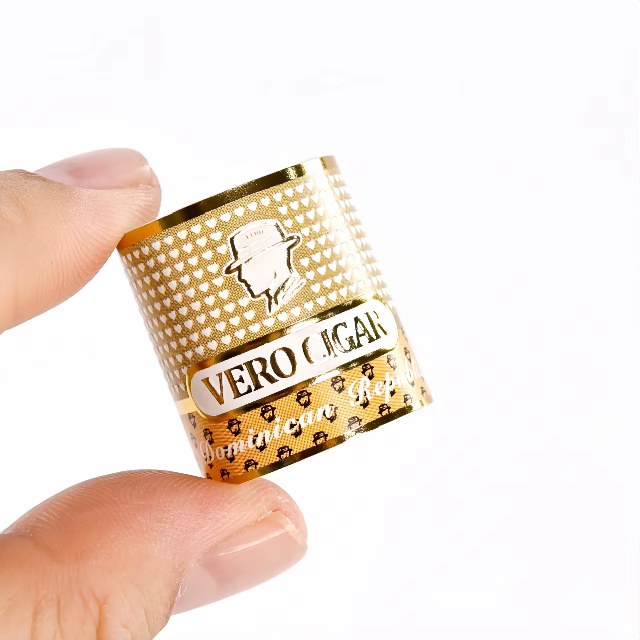 Custom Cigar Bands and Labels | Embossed Gold Foil Cigar Accessories for Global