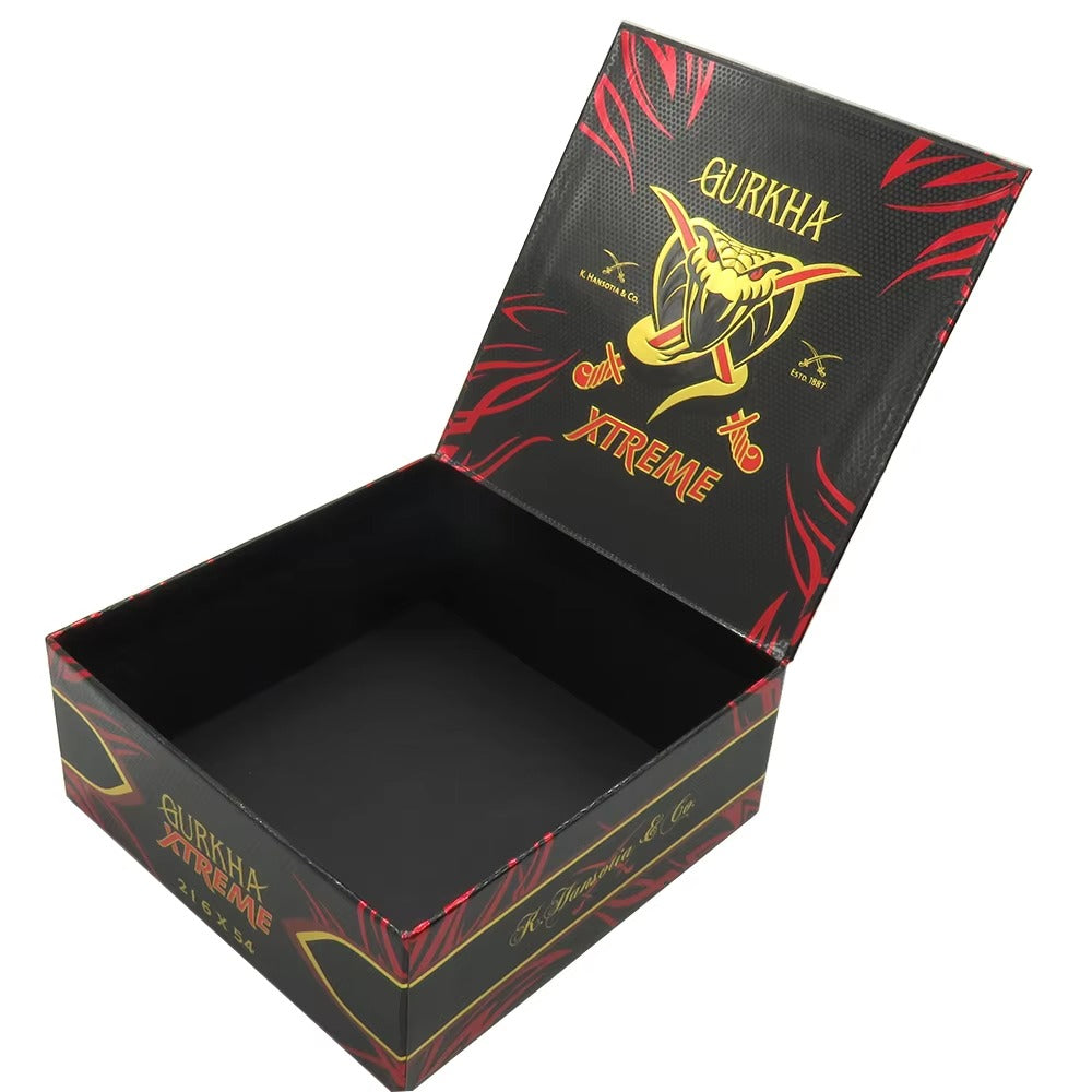 Cigar Rigid Paper Box | Custom Luxury Cigar Box Packaging | Premium Rigid Cigar Boxes