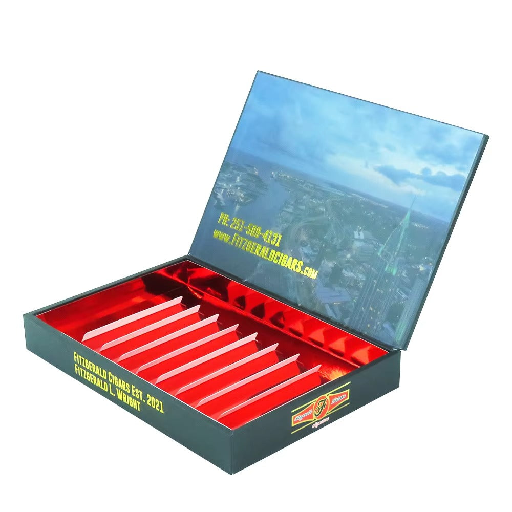 Cigar Rigid Paper Box | Custom Luxury Cigar Box Packaging | Premium Rigid Cigar Boxes