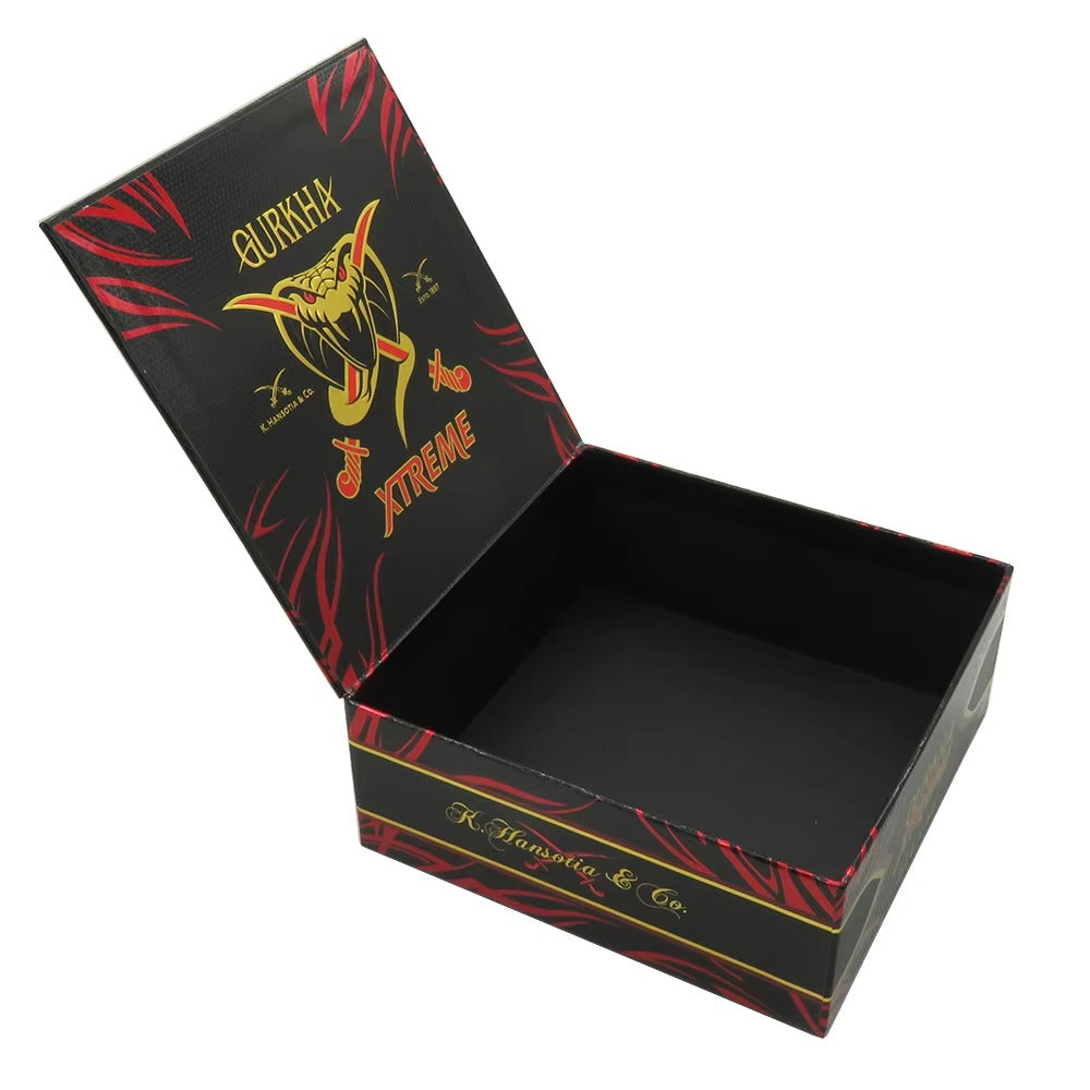 Cigar Rigid Paper Box | Custom Luxury Cigar Box Packaging | Premium Rigid Cigar Boxes