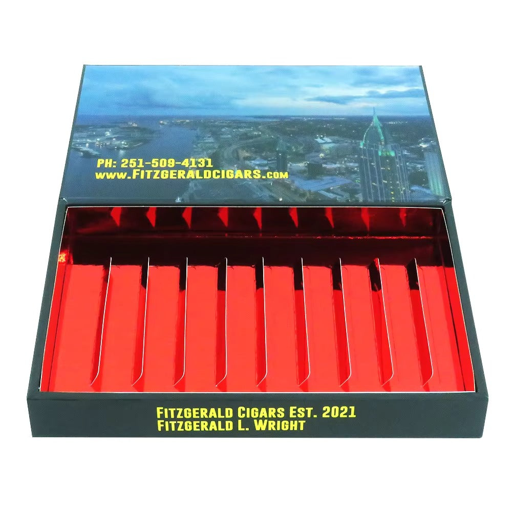Cigar Rigid Paper Box | Custom Luxury Cigar Box Packaging | Premium Rigid Cigar Boxes