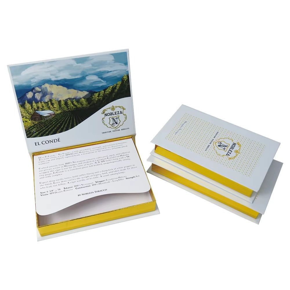 Cigar Rigid Paper Box | Custom Luxury Cigar Box Packaging | Premium Rigid Cigar Boxes