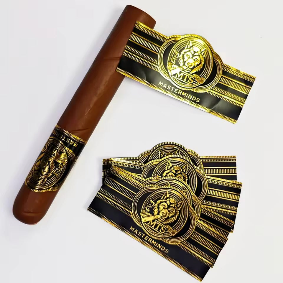 Custom Cigar Bands and Labels | Art Textured Paper Cigar Wrapper Paper
